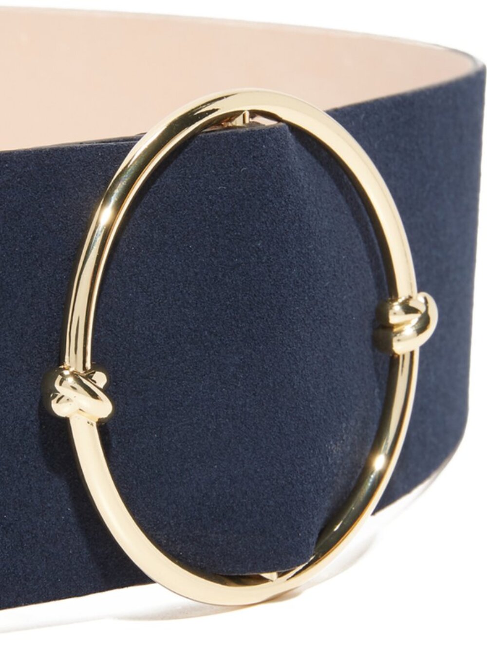 Club Monaco "Elowen" Suede Black Suede Belt, Size XS/S